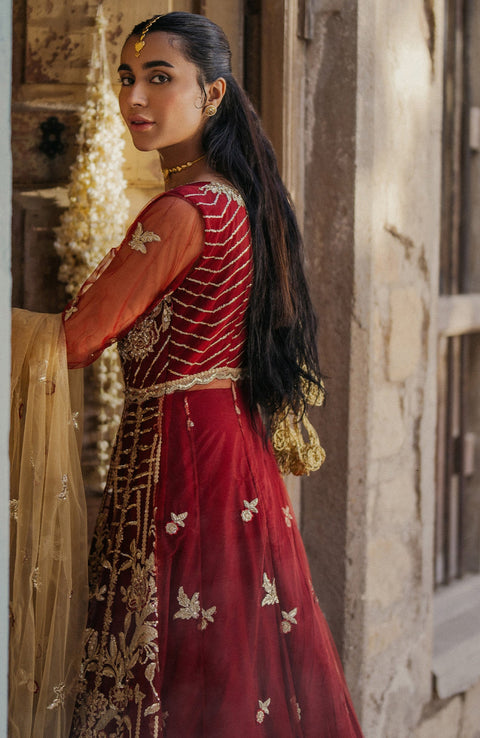 Roheenaz - Pehli Si Mohabbat Wedding'24 by Roheenaz - Unstitched 3 Piece Formal Collection - aubranz.com