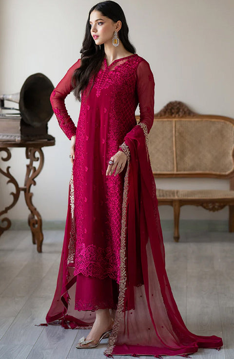 Azure - Azure Ensembles Festive Lawn'25 Embroidered Suits Unstitched 3 Piece - Summer Collection - aubranz.com