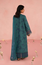 Afrozeh - Floral Charm'25 by Afrozeh Embroidered Lawn Suits Unstitched 3 Piece - Summer Collection - aubranz.com