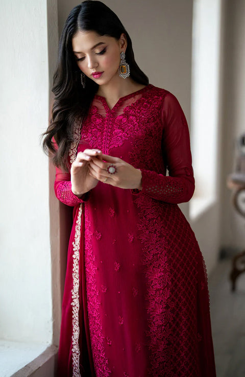 Azure - Azure Ensembles Festive Lawn'25 Embroidered Suits Unstitched 3 Piece - Summer Collection - aubranz.com