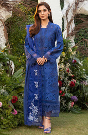 Sobia_Nazir - Sobia Nazir Luxury Lawn'25 Embroidered Suits Unstitched 3 Piece - Summer Collection - aubranz.com