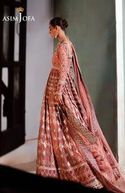 SKU#AJ42- BEKHUDI BY ASIM JOFA EMBROIDERED SUIT UNSTITCHED 3 PIECE