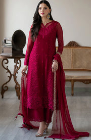 Azure - Azure Ensembles Festive Lawn'25 Embroidered Suits Unstitched 3 Piece - Summer Collection - aubranz.com