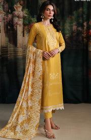 Zarif - ZARIF EMBROIDERED RAW SILK SUITS UNSTITCHES 3 PIECE - WINTER COLLECTION - aubranz.com