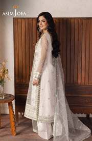 Asimjofa - Heeriye By Asim Jofa Collection'25 Embroidered Net Suit Unstitched 3 Piece - Festive Collection - aubranz.com