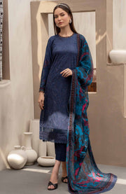 Zarif - Festive Embroidered Printed Edit'24 By Zarif Lawn Suit Unstitched 3 Piece Summer Collection - aubranz.com