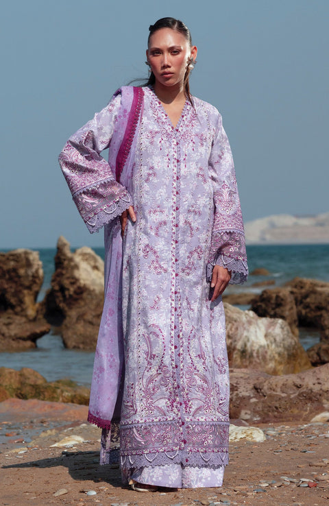 Afrozeh - Summer Together Lawn'25 by Afrozeh Embroidered Suits Unstitched 3 Piece - Summer Collection - aubranz.com