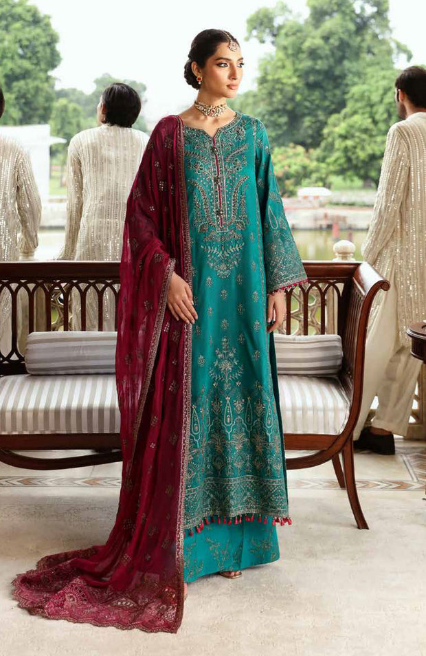 Flossie - Mehak Formals'24 By Flossia Unstitched 3 Piece Wedding formal Collection - aubranz.com
