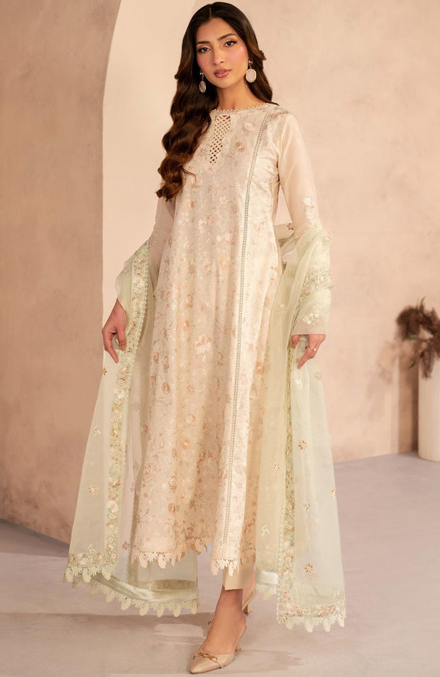 Zarif - Zarif Lawn'25 Embroidered Suits Unstitched 3 Piece - Summer Collection - aubranz.com