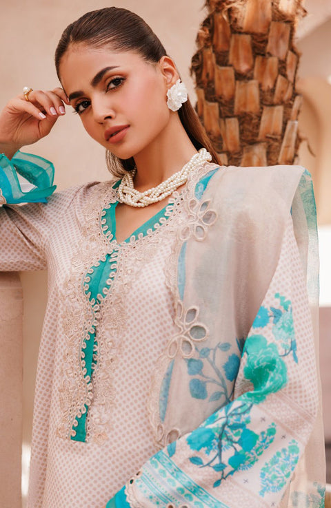 Charizma - Sheen Lawn'25 By Charizma Embroidered Suits Unstitched 3 Piece - Summer Collection - aubranz.com