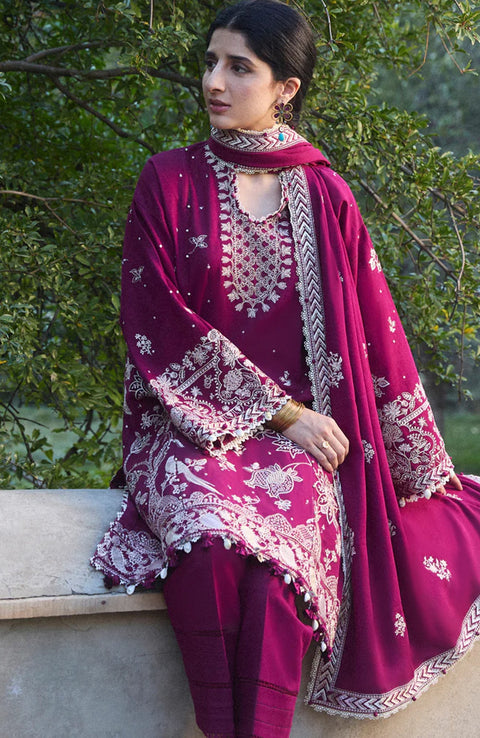 Zaha - ZAHA WINTER COLLECTION'24 EMBROIDERED SUITS UNSTITCHED 3 PIECE- WINTER COLLECTION' - aubranz.com