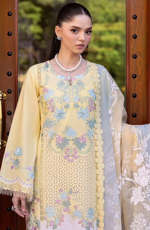 Sairashakira - Bloom Lawn'25 By Saira Shakira Embroidered Suits Unstitched 3 Piece - Summer Collection - aubranz.com