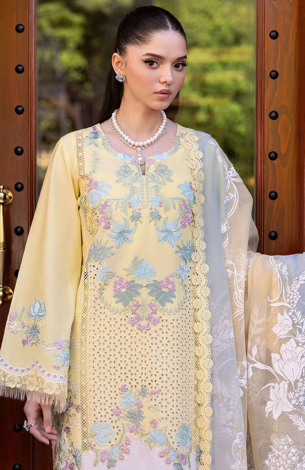 Sairashakira - Bloom Lawn'25 By Saira Shakira Embroidered Suits Unstitched 3 Piece - Summer Collection - aubranz.com