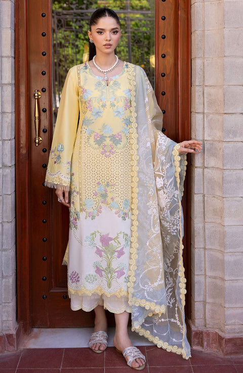 Sairashakira - Bloom Lawn'25 By Saira Shakira Embroidered Suits Unstitched 3 Piece - Summer Collection - aubranz.com