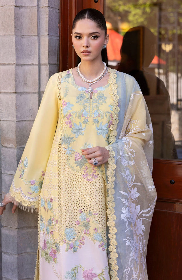 Sairashakira - Bloom Lawn'25 By Saira Shakira Embroidered Suits Unstitched 3 Piece - Summer Collection - aubranz.com
