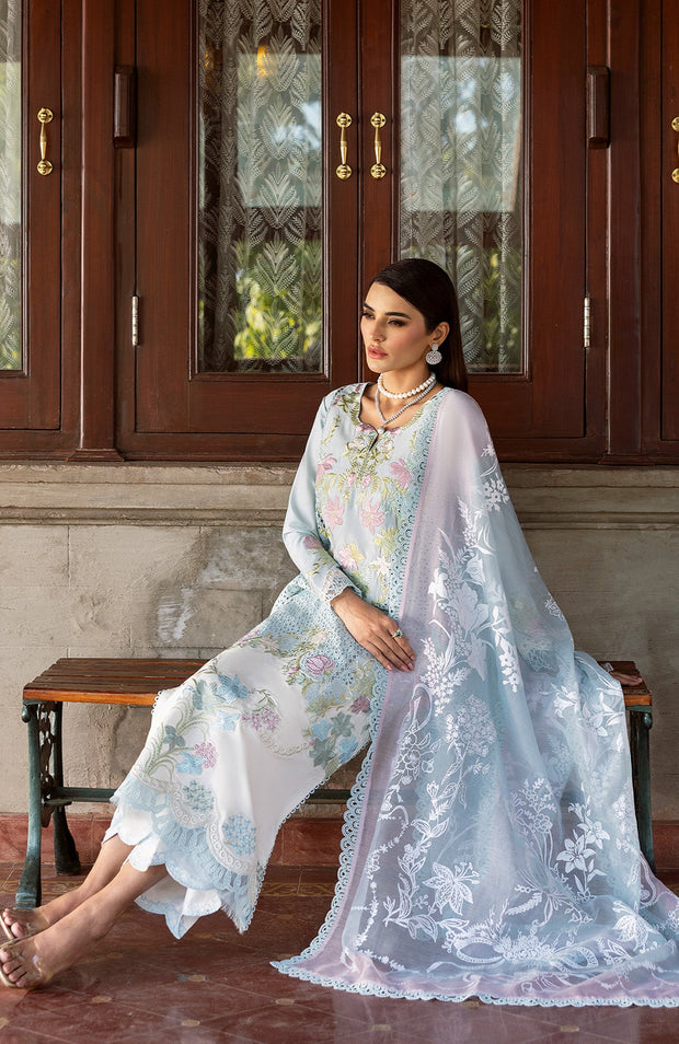 Sairashakira - Bloom Lawn'25 By Saira Shakira Embroidered Suits Unstitched 3 Piece - Summer Collection - aubranz.com