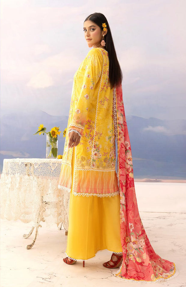 Nur - RANG NAGAR Embroidered & Printed Lawn Collection By Nur - aubranz.com