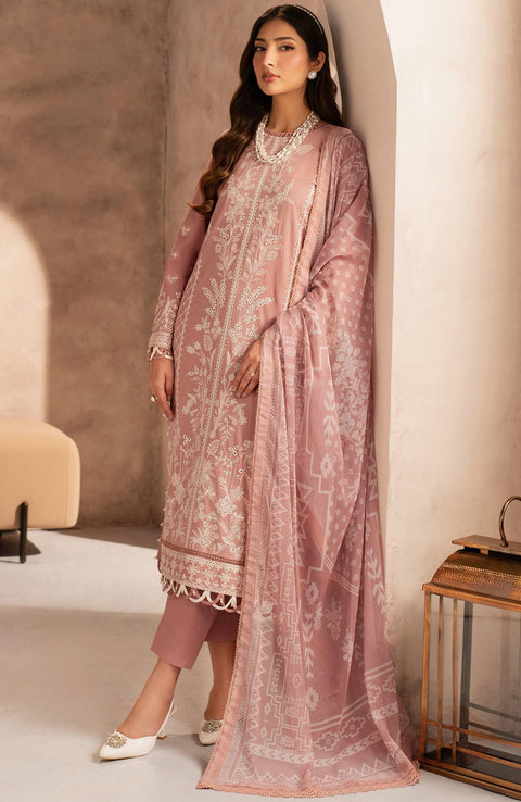 Zarif - Zarif Lawn'25 Embroidered Suits Unstitched 3 Piece - Summer Collection - aubranz.com