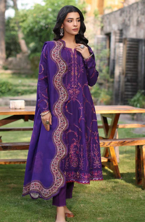 Sadiaasad - SUZAANIKARI WINTER SHAWL'24 BY NOOR BY SAADIA ASAD Embroidered Suits Unstitched 3 Piece - Winter Collection - aubranz.com