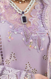 Qalamkar - Qalamkar Sahil Luxury Lawn'25 Embroidered Suit Unstitched 3 Piece - Summer Collection - aubranz.com