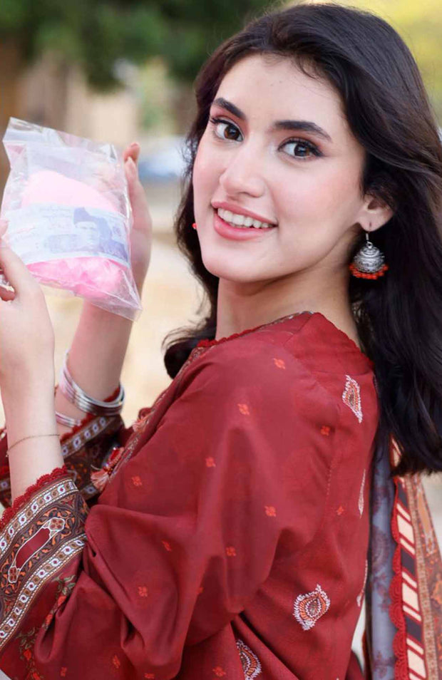 Asim Jofa Arabic Lawn Collection 2024 Unstitched Three Piece Lawn Suit SKU#53