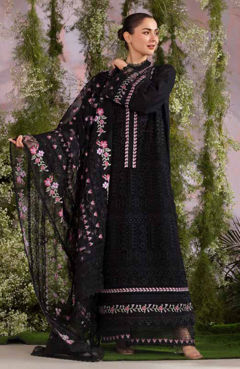 Sobia_Nazir - Sobia Nazir Luxury Lawn'25 Embroidered Suits Unstitched 3 Piece - Summer Collection - aubranz.com