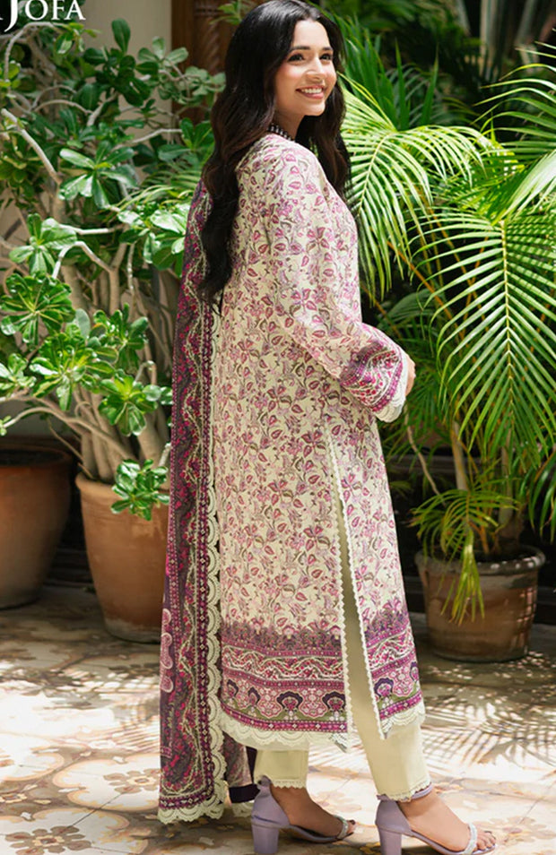 Asimjofa - Asim Jofa Lawn'25 Printed Suits Unstitched 3 Piece - Summer Collection - aubranz.com