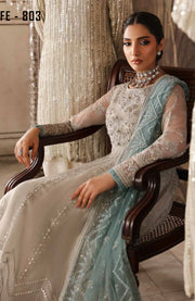 Flossie - Mehak Formals'24 By Flossia Unstitched 3 Piece Wedding formal Collection - aubranz.com