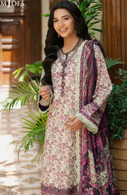 Asimjofa - Asim Jofa Lawn'25 Printed Suits Unstitched 3 Piece - Summer Collection - aubranz.com