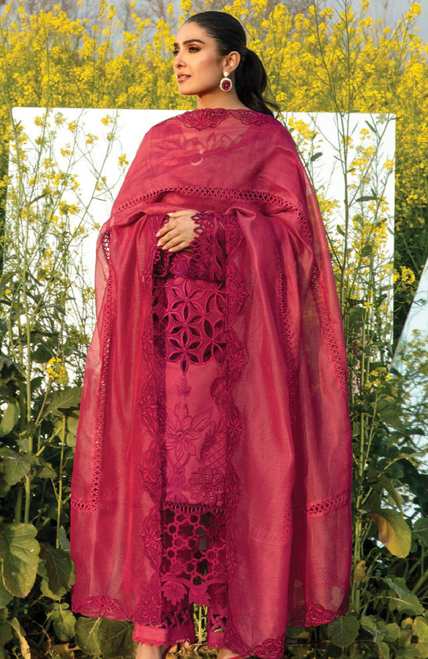 Rangrasiya - EID PREMIUM BY RANG RASIYA EMBROIDERED LAWN SUIT UNSTITCHED 3 PIECE LAWN COLLECTION - aubranz.com