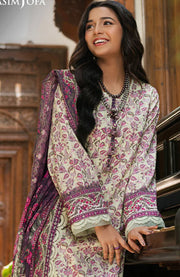 Asimjofa - Asim Jofa Lawn'25 Printed Suits Unstitched 3 Piece - Summer Collection - aubranz.com