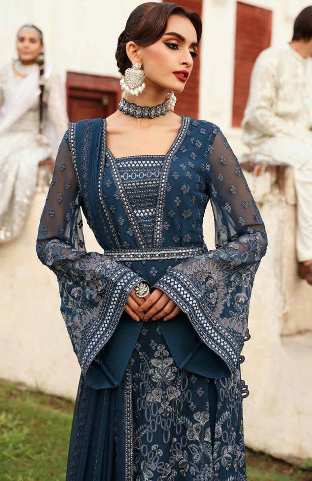 Flossie - Mehak Formals'24 By Flossia Unstitched 3 Piece Wedding formal Collection - aubranz.com