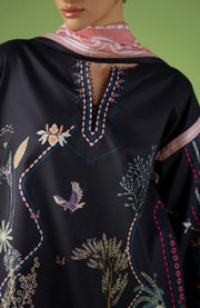 Saira_Rizwan - Joolie Prints Collecetion'25 By Saira Rizwan Printed Lawn Suit Unstitched 3 Piece - Summer Collection - aubranz.com