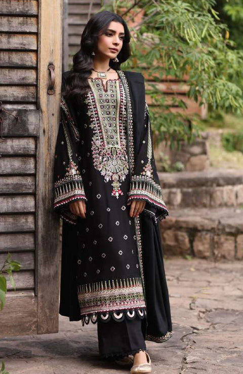 Sadiaasad - SUZAANIKARI WINTER SHAWL'24 BY NOOR BY SAADIA ASAD Embroidered Suits Unstitched 3 Piece - Winter Collection - aubranz.com