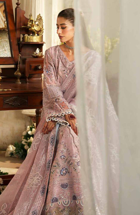Nureh - Jhoomro By Nureh Embroidered Organza Suit Unstitched 3 Piece - aubranz.com