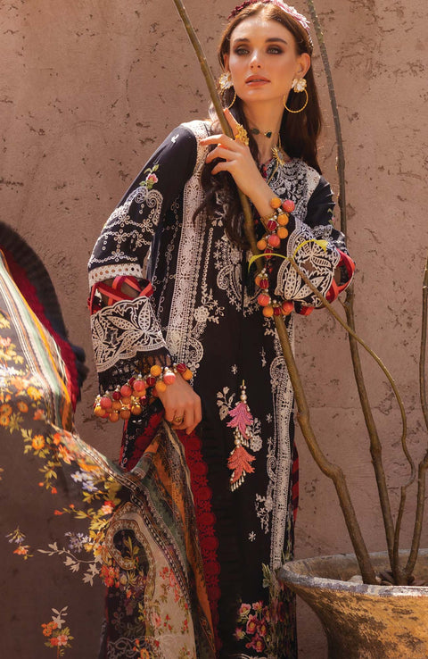 Annus Abrar - Neroli Luxury By Annus Abrar Lawn Suit'24 Unstitched 3 Piece Suit Summer Collection - aubranz.com