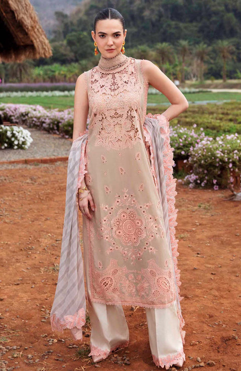 Sable Vogue - Luxury By Sable Vogue Lawn Suit'24 Unstitched 3 Piece Summer Collection - aubranz.com