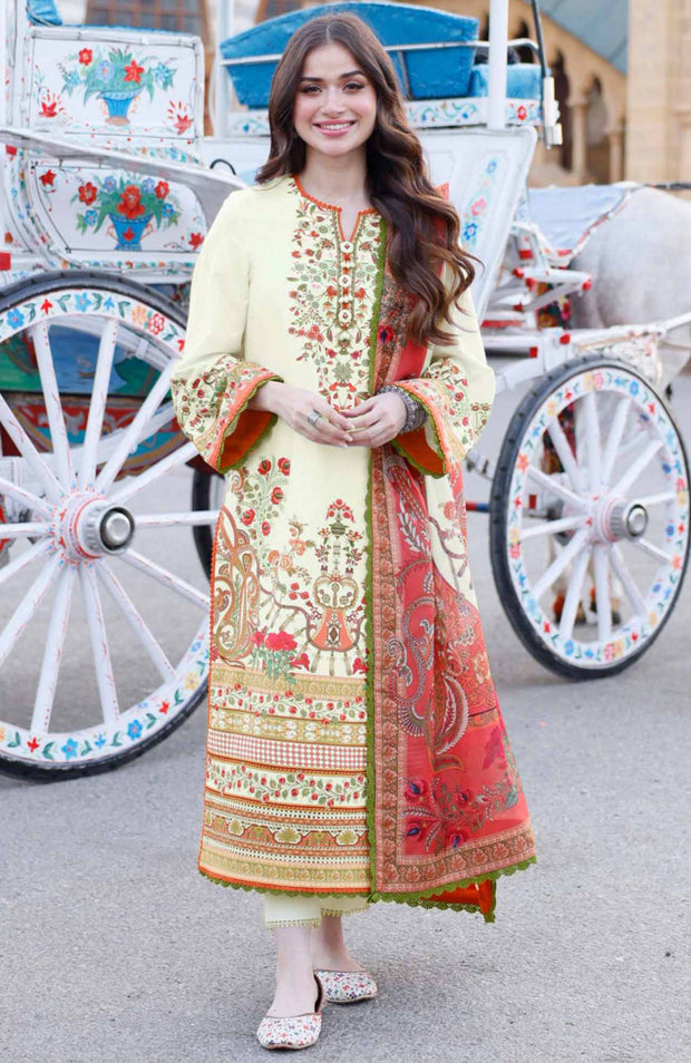 Sheherzaadi e Bahar Asim Jofa Arabic Lawn Collection 2024SKU#54