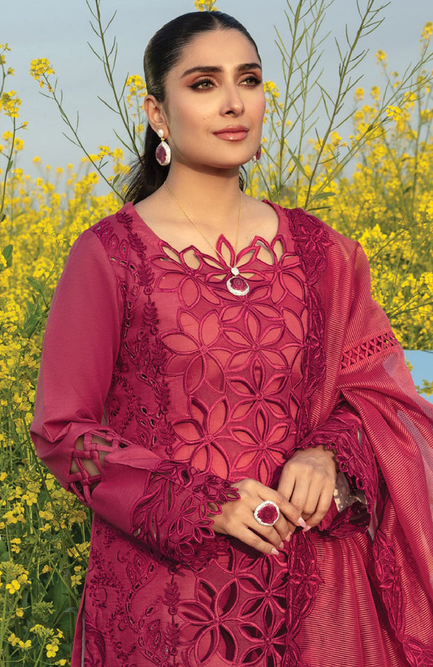 Rangrasiya - EID PREMIUM BY RANG RASIYA EMBROIDERED LAWN SUIT UNSTITCHED 3 PIECE LAWN COLLECTION - aubranz.com