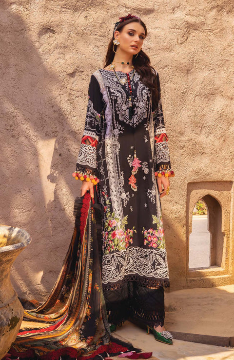 Annus Abrar - Neroli Luxury By Annus Abrar Lawn Suit'24 Unstitched 3 Piece Suit Summer Collection - aubranz.com