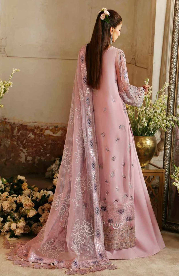 Nureh - Jhoomro By Nureh Embroidered Organza Suit Unstitched 3 Piece - aubranz.com