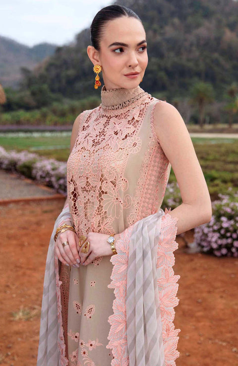 Sable Vogue - Luxury By Sable Vogue Lawn Suit'24 Unstitched 3 Piece Summer Collection - aubranz.com