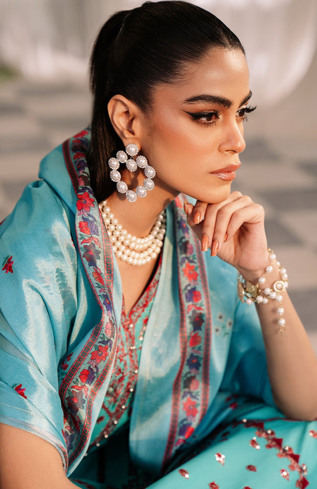 Binilyas - La'Hira Spring Summer By Bin Ilyas Lawn Collection'24 Unstitched 3 Piece Summer Collection - aubranz.com