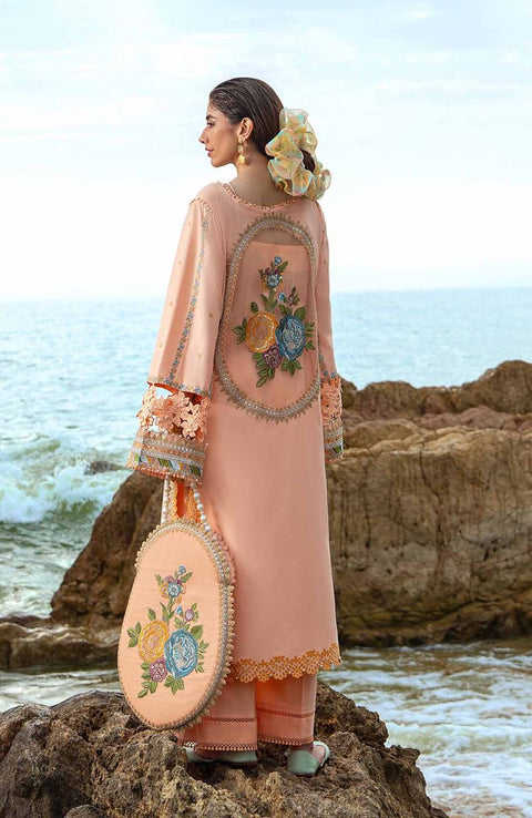 Mnr - Festive Eid Collection'24 By MNR Embroidered Suit Unstitched 3 Piece Eid Collection - aubranz.com