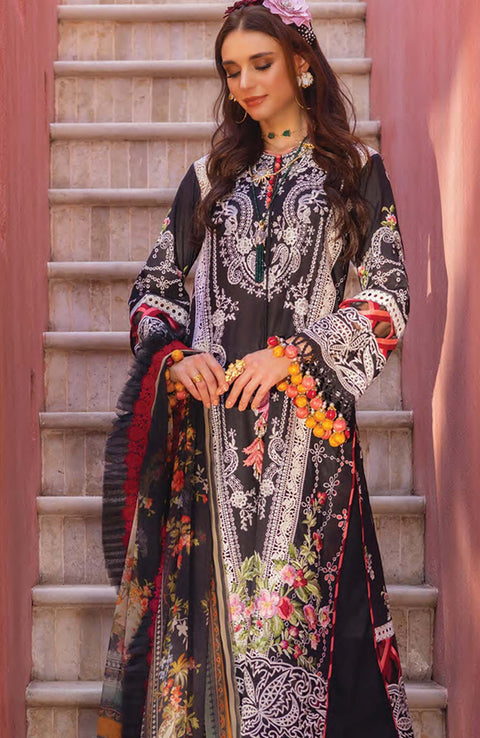 Annus Abrar - Neroli Luxury By Annus Abrar Lawn Suit'24 Unstitched 3 Piece Suit Summer Collection - aubranz.com