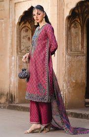 Xenia - Rumi Luxe'25 By Xenia Embroidered Chiffon Suit Unstitched 3 piece - Formal Collection - aubranz.com