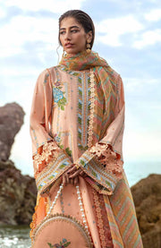 Mnr - Festive Eid Collection'24 By MNR Embroidered Suit Unstitched 3 Piece Eid Collection - aubranz.com