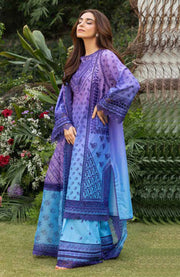 Sobia_Nazir - Sobia Nazir Luxury Lawn'25 Embroidered Suits Unstitched 3 Piece - Summer Collection - aubranz.com