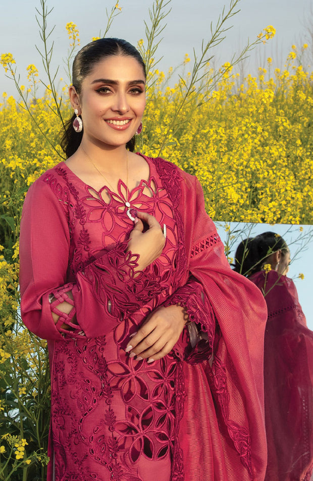 Rangrasiya - EID PREMIUM BY RANG RASIYA EMBROIDERED LAWN SUIT UNSTITCHED 3 PIECE LAWN COLLECTION - aubranz.com