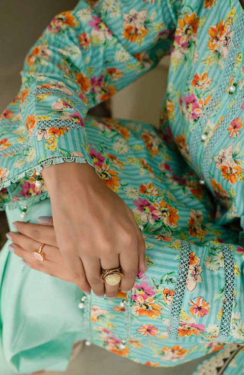 Firdous - RESHAM CAMBRIC BY FIRDOUS PRINTED SUITS UNSTITCHED 3 PIECE - WINTER COLLECTION - aubranz.com